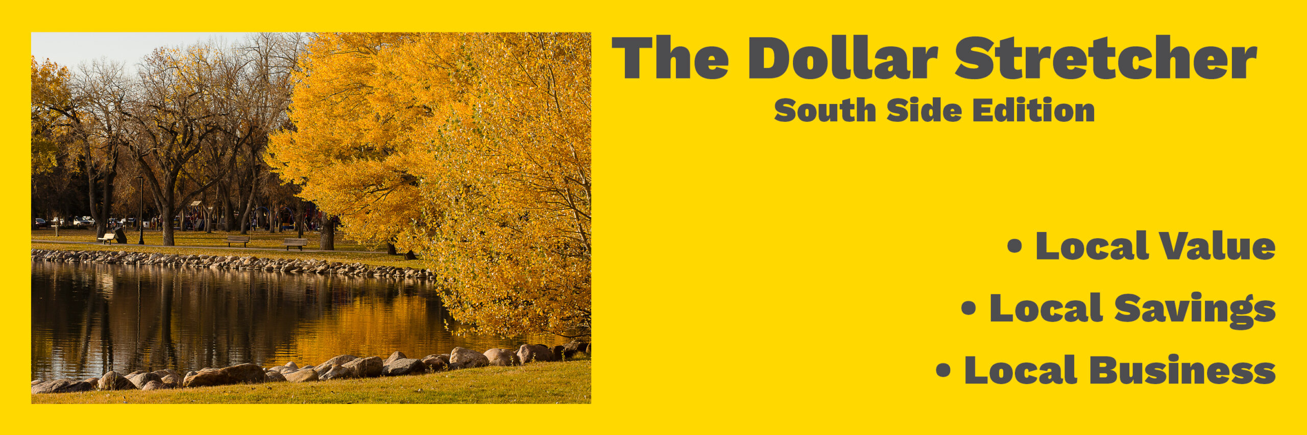 Front page of The Dollar Stretcher - South side Edition